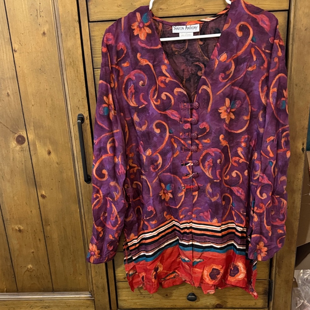 Colorful Floral Women Tunic